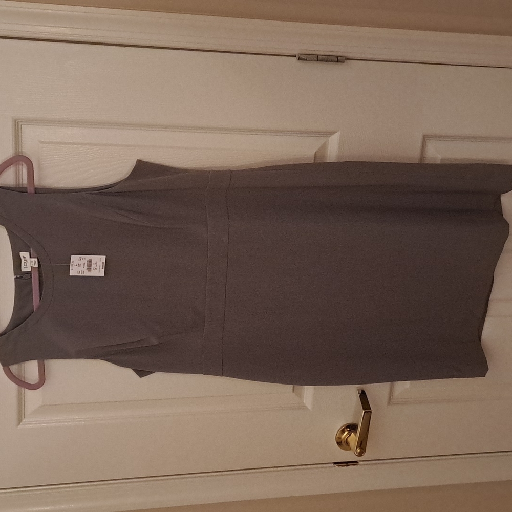 JCrew Grey Sheath Dress